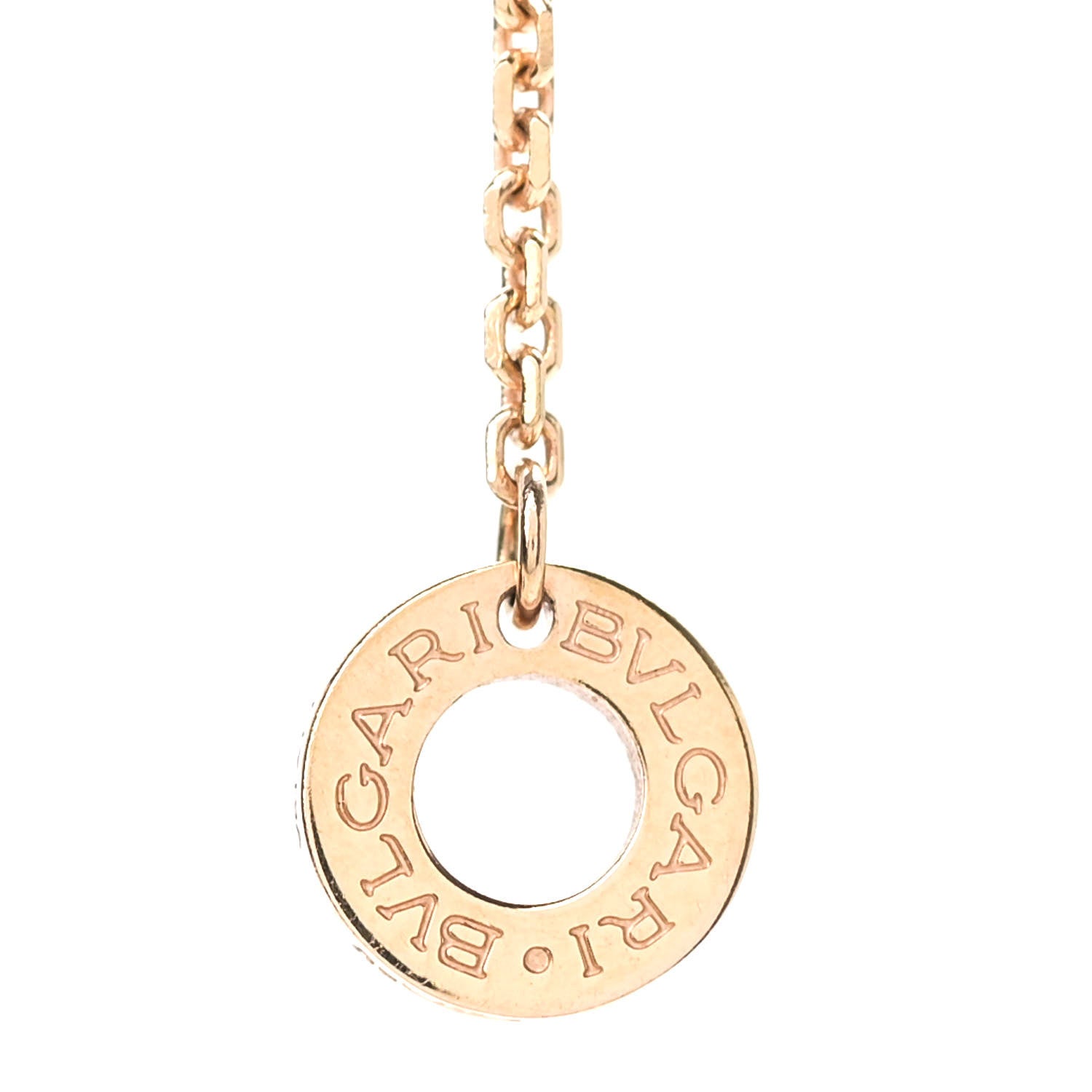 Bulgari 18K Rose Gold Diamond Black Onyx Divas' Dream Pendant Necklace 4 of 5