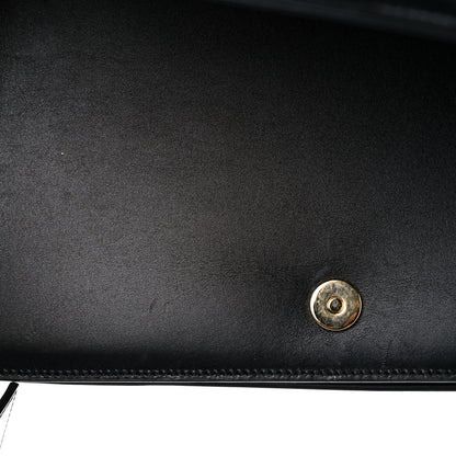 Saint Laurent Smooth Calfskin Medium Classic Monogram Universite Bag Black 14 of 21
