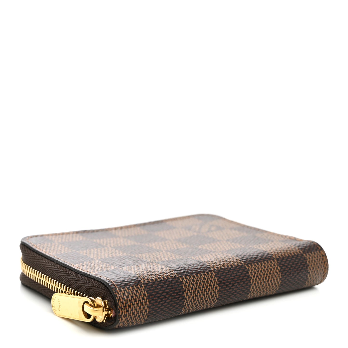 Damier Ebene Zippy Coin Purse Rose Ballerine