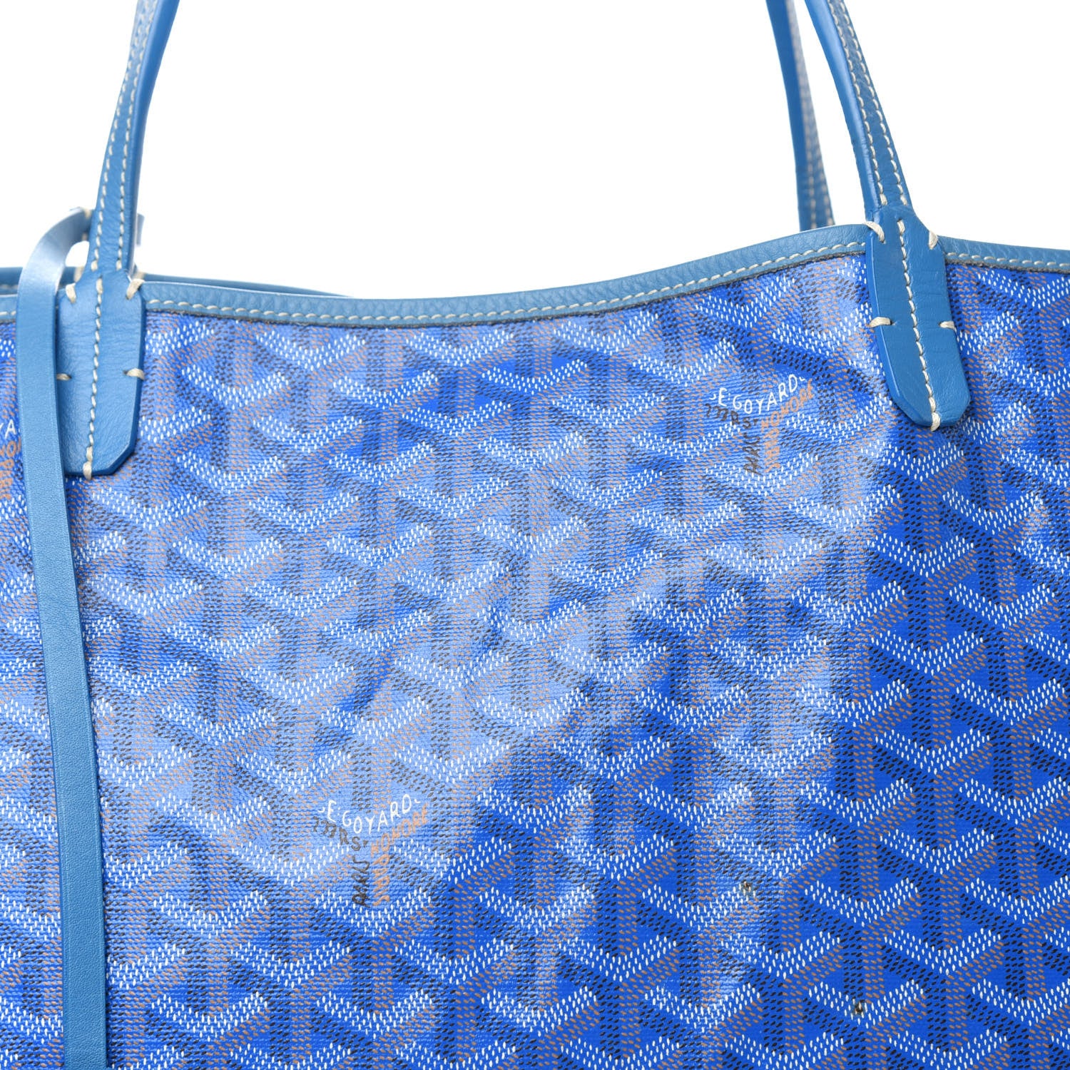 Goyard Goyardine Saint Louis GM Sky Blue 8 of 13