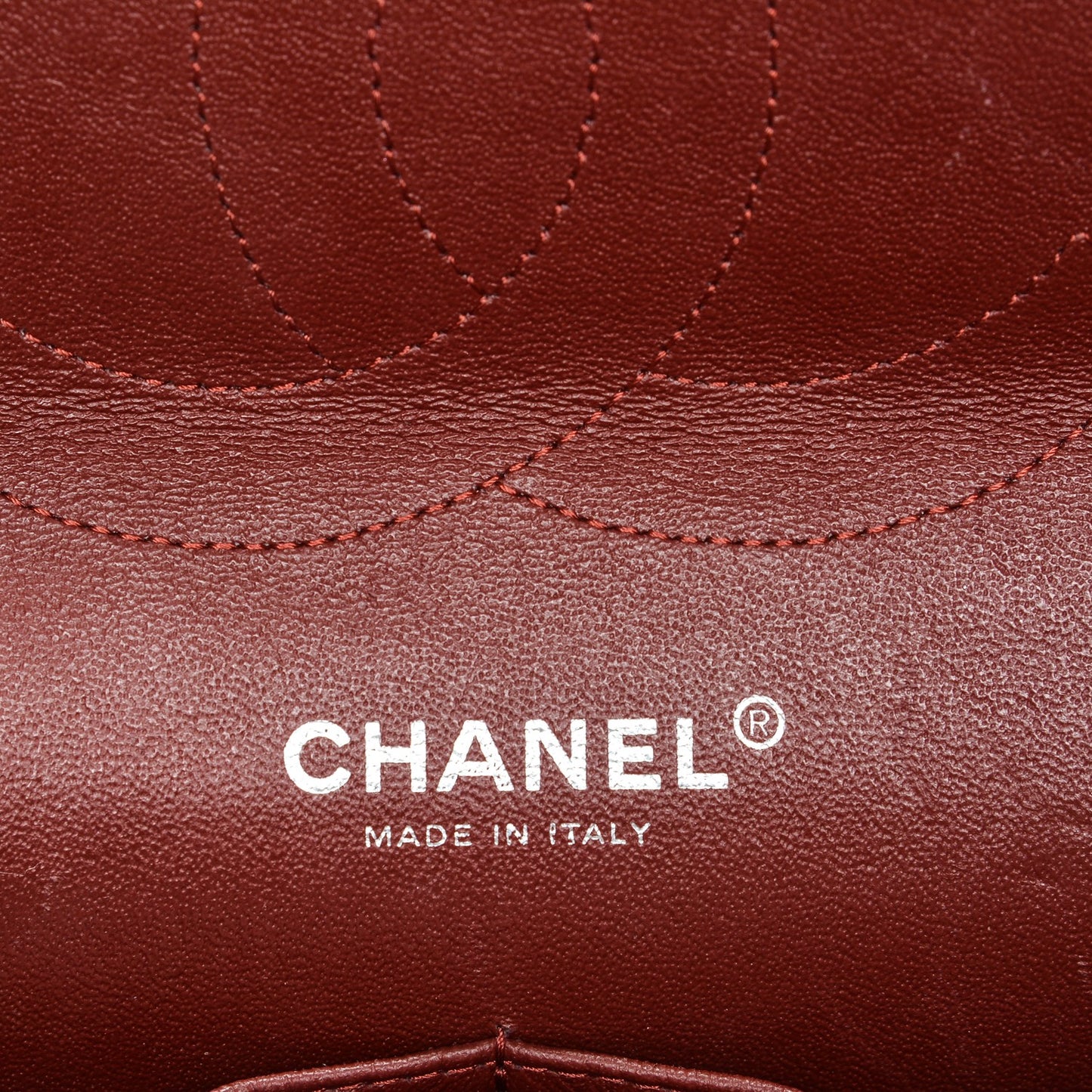 Caviar Quilted Jumbo Double Flap Dark Red