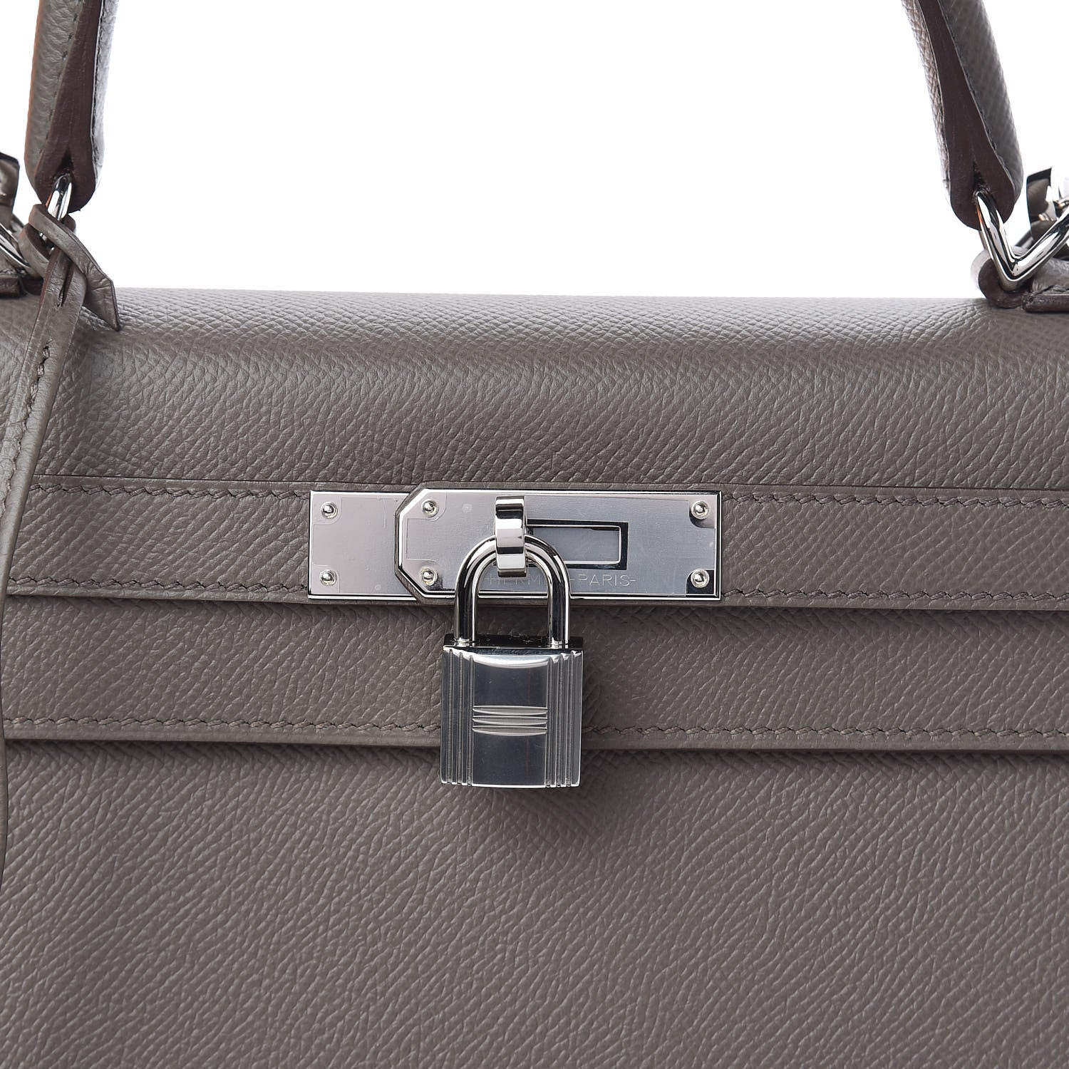 Hermes Epsom Kelly Sellier 28 Etain 10 of 11