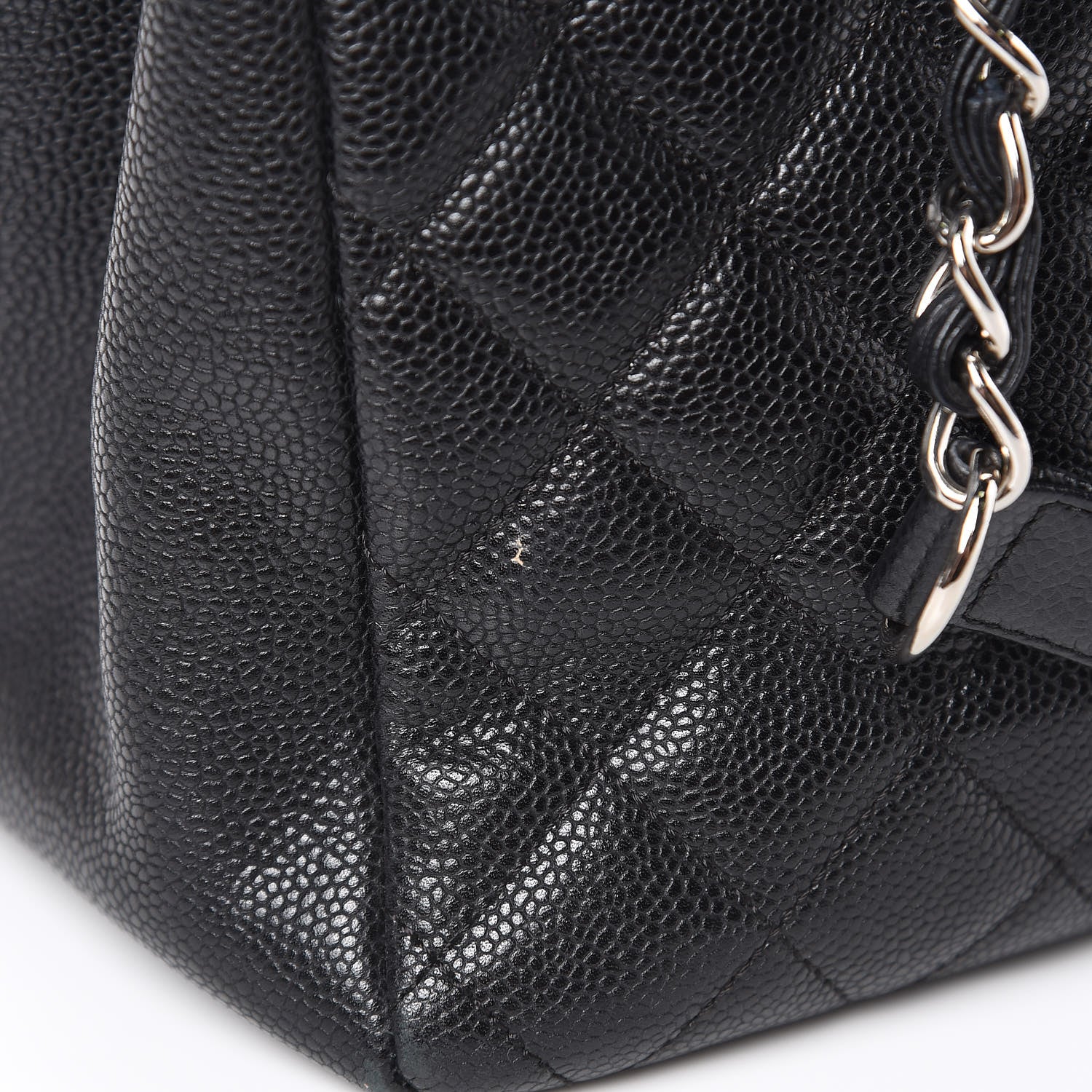Chanel Caviar Quilted Grand Shopping Tote GST Black 15 of 17