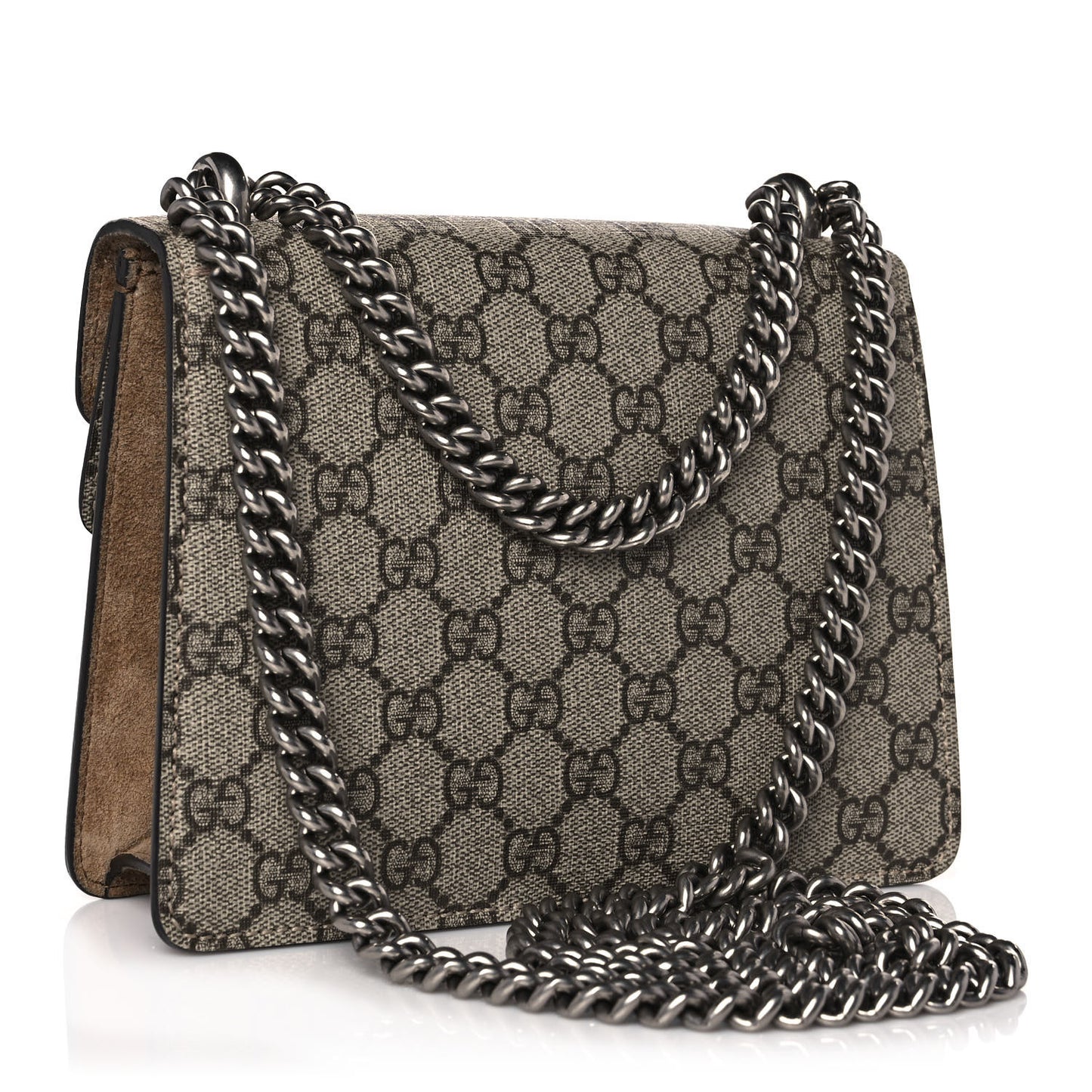 GG Supreme Monogram Mini Dionysus Shoulder Bag Taupe