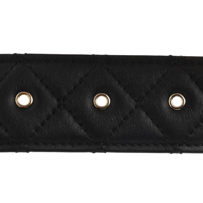 Chanel Lambskin Quilted CC Chain Belt 90 36 Black 5 of 6