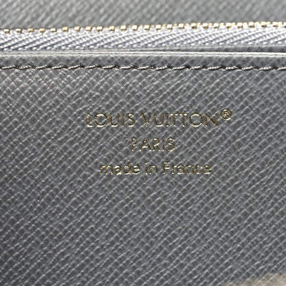 Louis Vuitton Monogram Denim Zippy Wallet Washed Gray 6 of 7