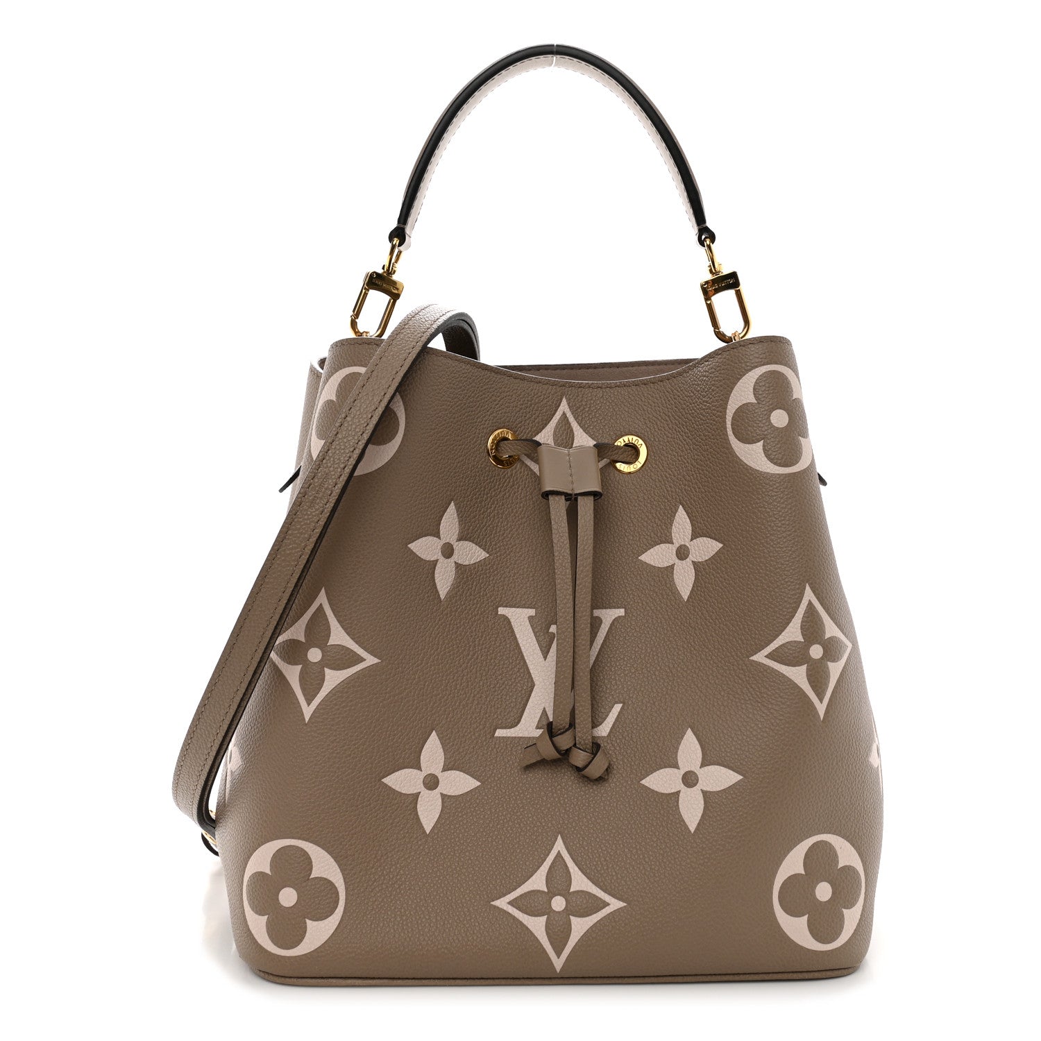 Louis Vuitton Empreinte Monogram Giant Neonoe MM Tourterelle Creme 1 of 11