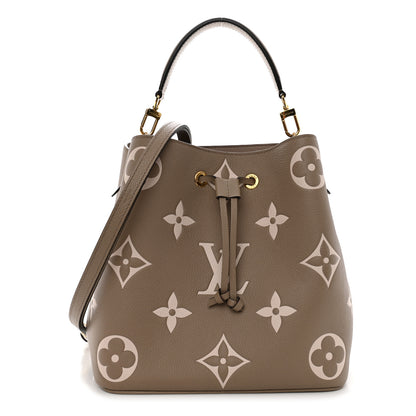Louis Vuitton Empreinte Monogram Giant Neonoe MM Tourterelle Creme 1 of 11