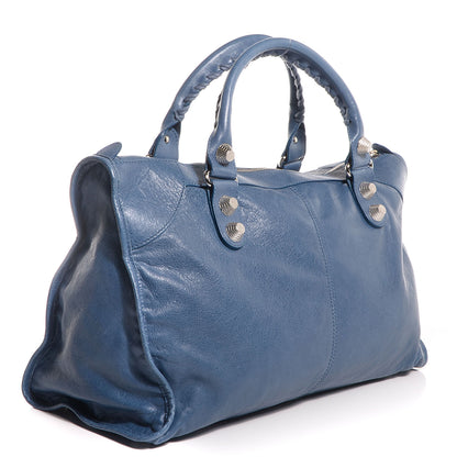Balenciaga Agneau Giant 21 Silver Hardware Work Atlantique 4 of 11
