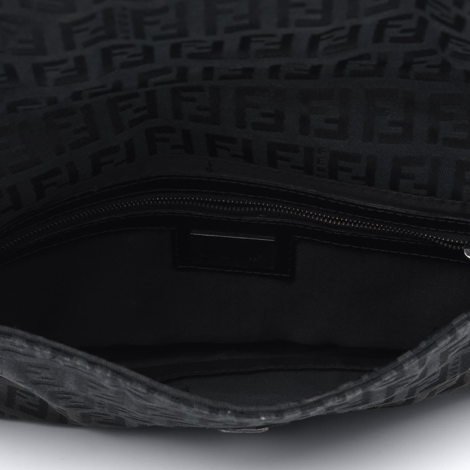Fendi Zucchino Baguette Black 3 of 5