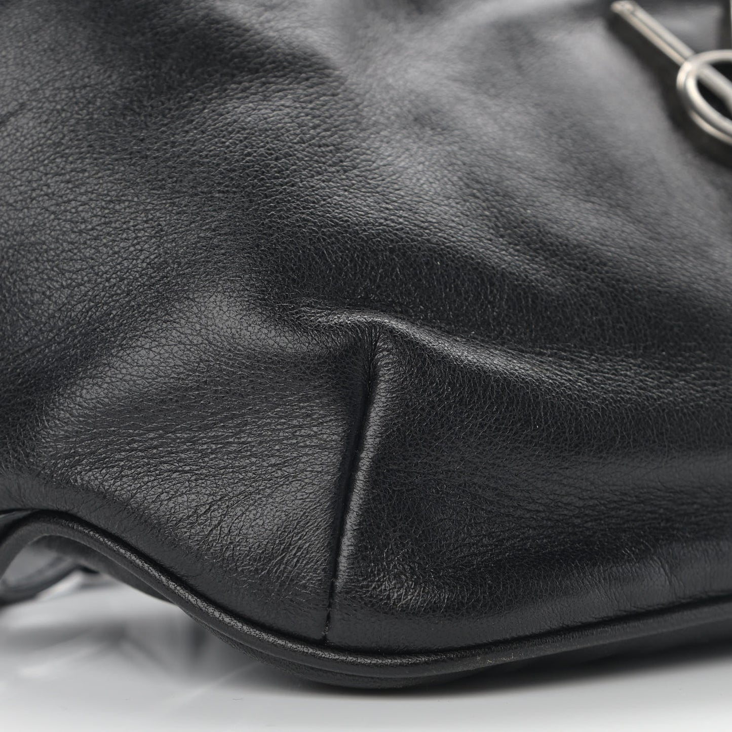 Calfskin Monogram Belt Bag Black