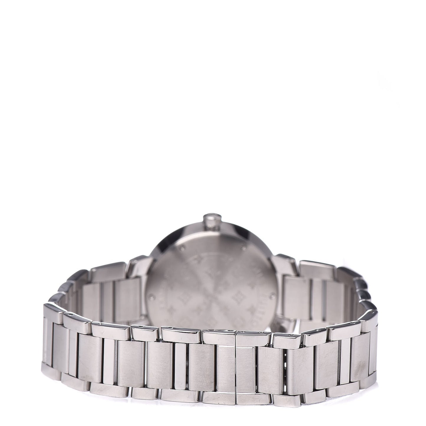 Stainless Steel Diamond 33mm Tambour Slim Quartz Watch