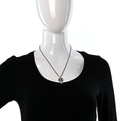 Gucci Sterling Silver Double G Key Pendant Necklace 3 of 4