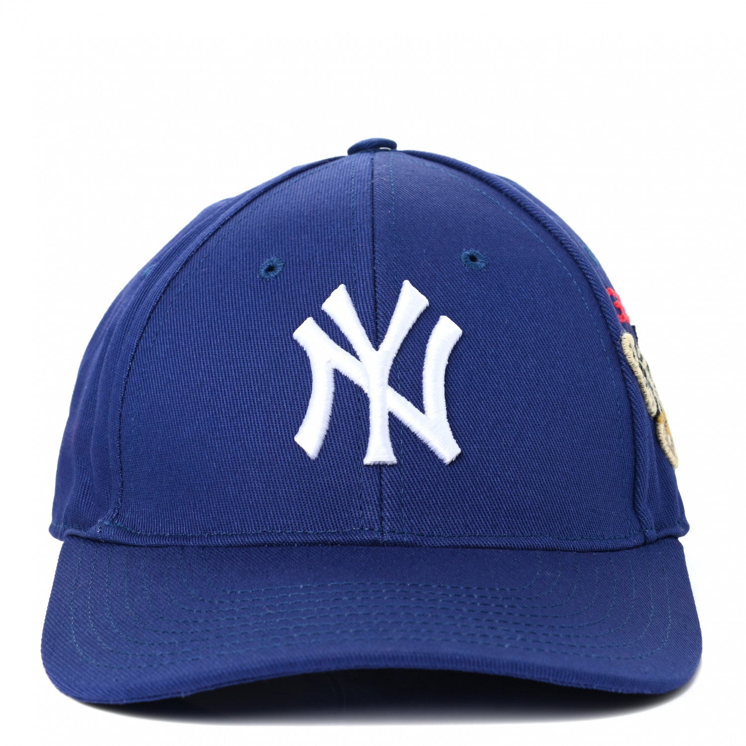 Gucci X MLB Cotton NY Yankees Baseball Hat 57-61 Blue 3 of 9