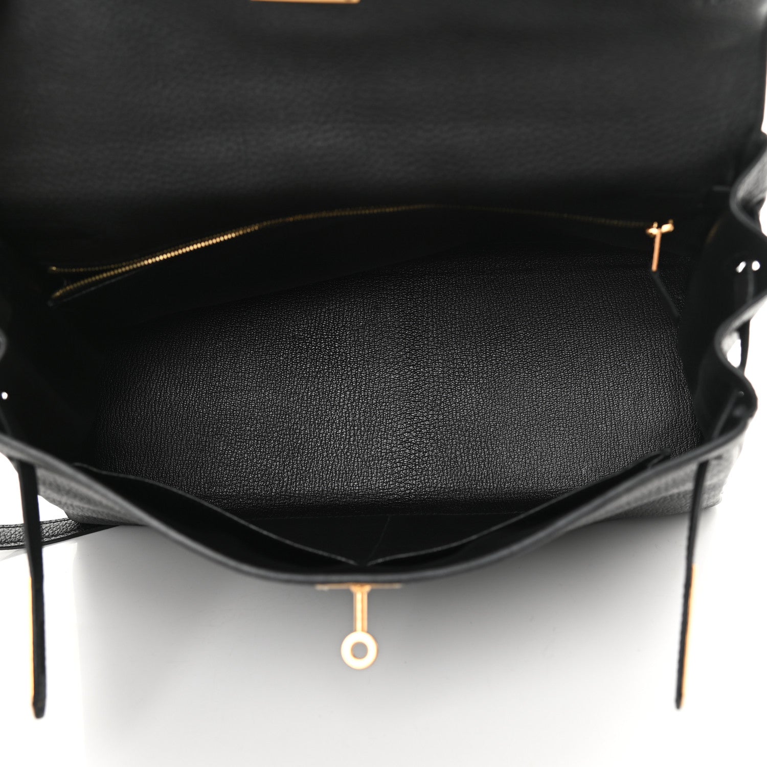 Hermes Togo Kelly Retourne 32 Black 5 of 17
