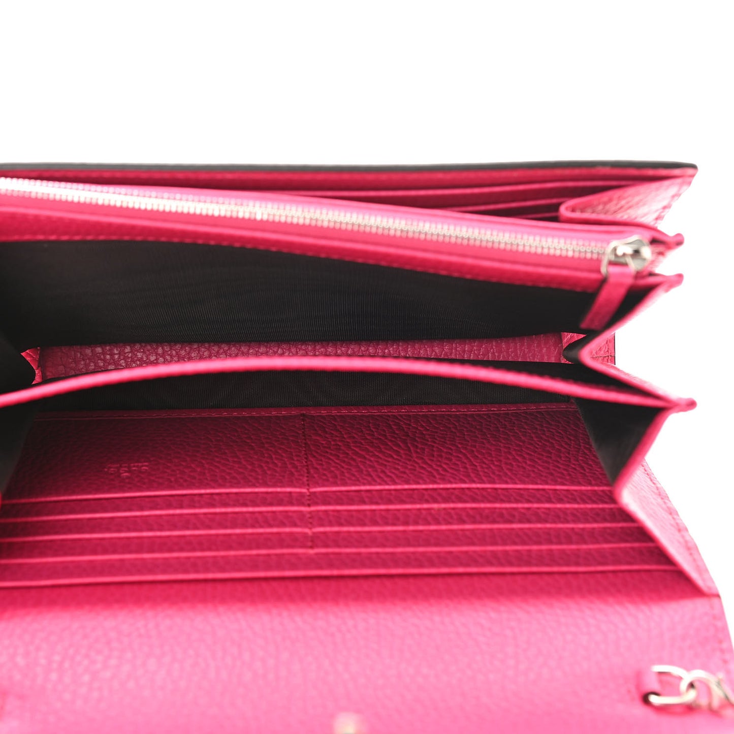 Dollar Calfskin Crystal Mini Dionysus Chain Wallet Box Pink