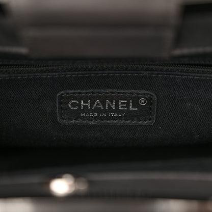 Chanel Glazed Calfskin Quilted Small CC Delivery Tote Grey 6 of 10