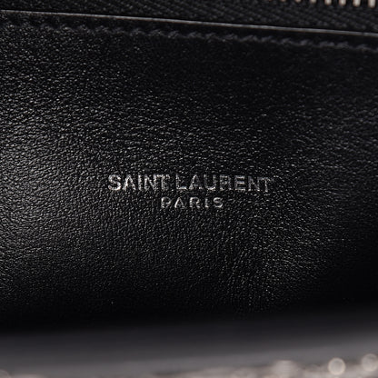 Saint Laurent Calfskin Perforated Bandana Studded Small Sac De Jour Black 6 of 10