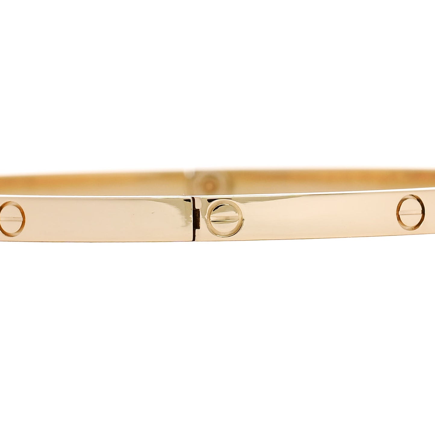 18K Yellow Gold Small LOVE Bracelet 20