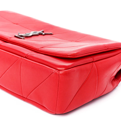 Saint Laurent Lambskin Patchwork Monogram Medium Jamie Red 12 of 12
