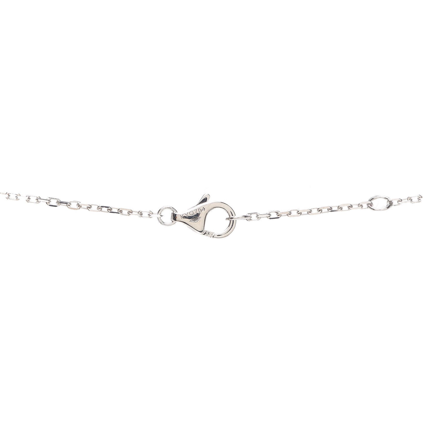 18K White Gold Diamond Juste Un Clou Necklace