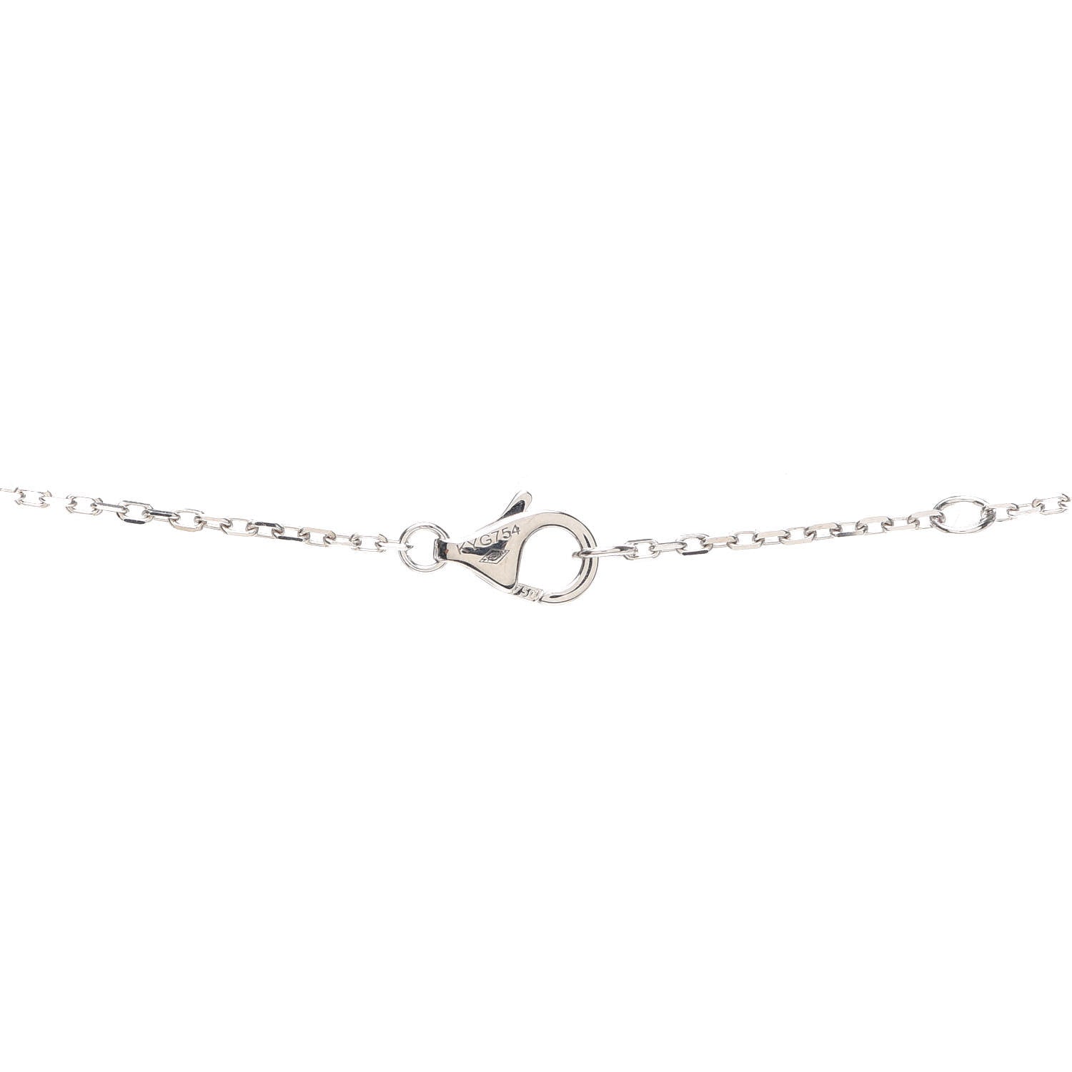 Cartier 18K White Gold Diamond Juste Un Clou Necklace 4 of 7