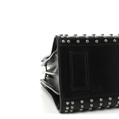 Saint Laurent Smooth Calfskin Studded Small Sac De Jour Black 8 of 9
