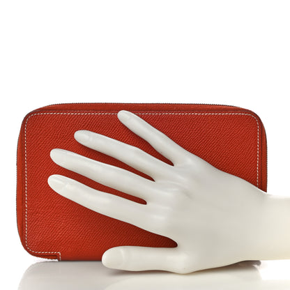 Hermes Epsom Bolduc Silkydaily Globe Trotter Agenda Brique 2 of 10