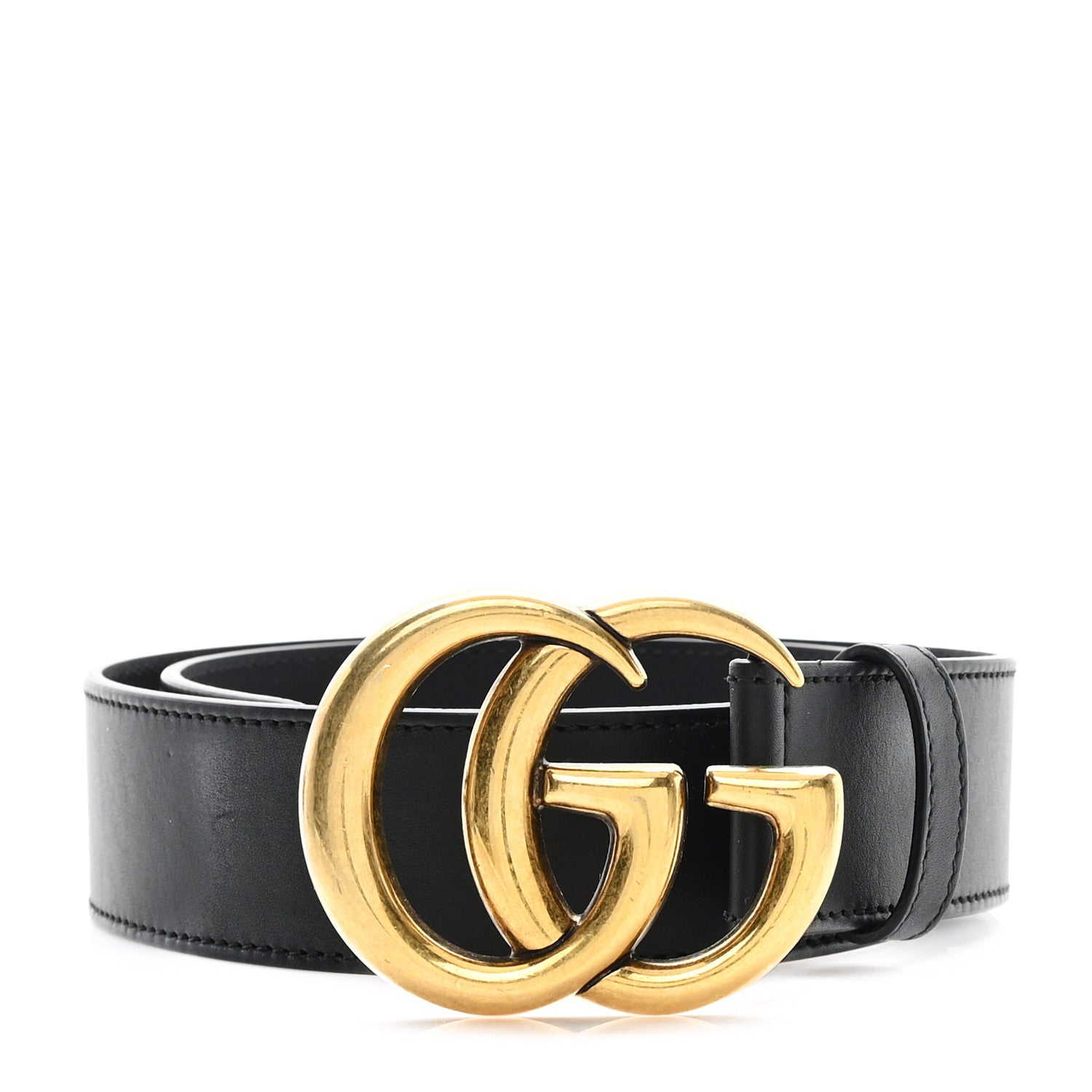 Gucci Calfskin Double G 40mm Belt 70 28 Black 1 of 4