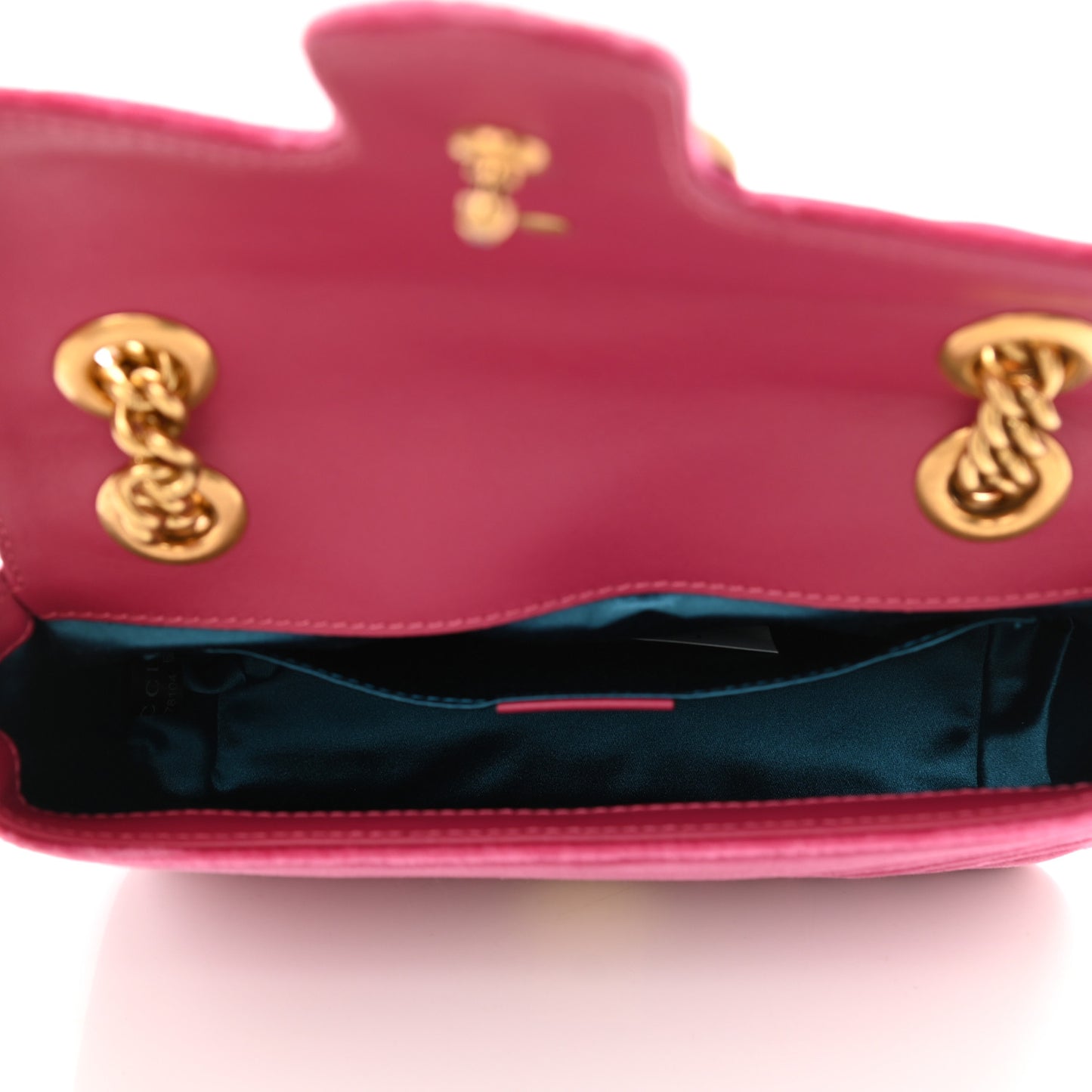 Velvet Matelasse Mini GG Marmont Shoulder Bag Light Raspberry Rose