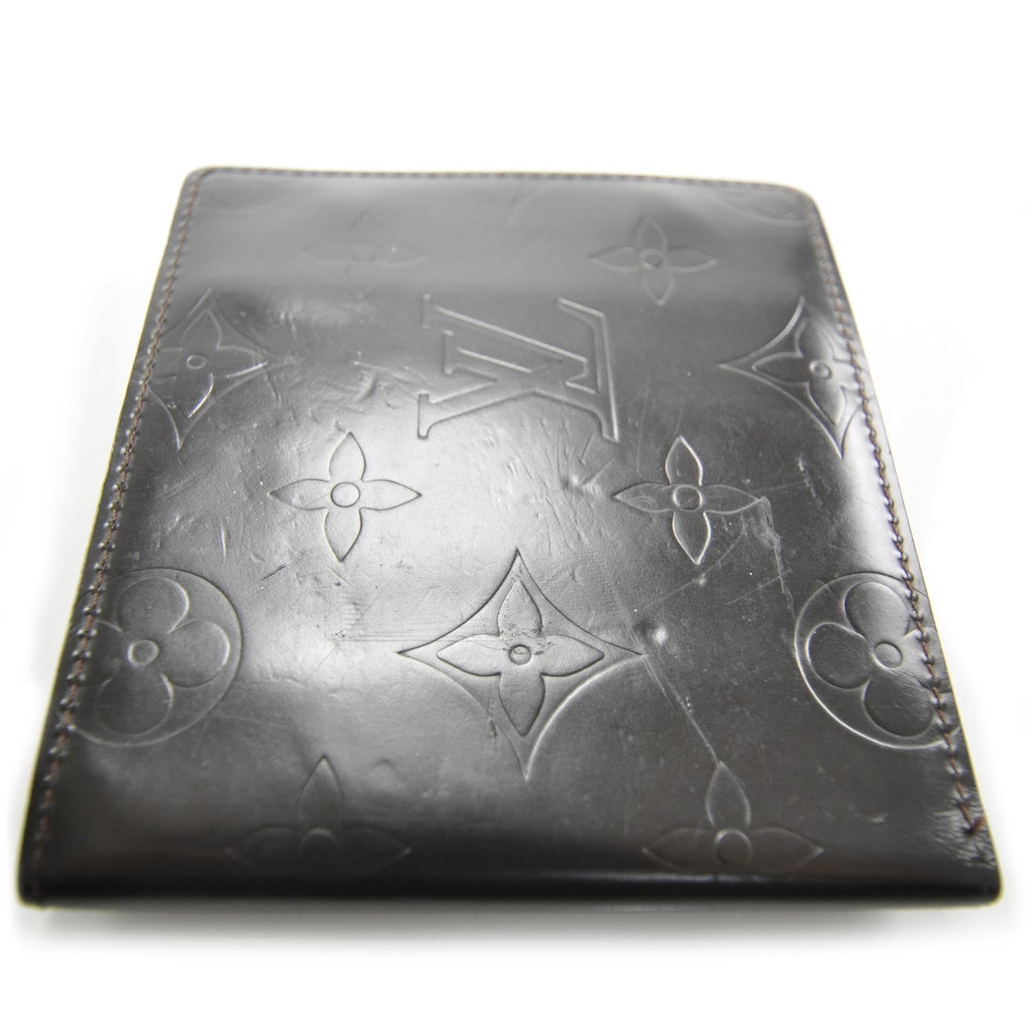 Louis Vuitton Monogram Glace Compact Wallet Cafe Brown 7 of 8