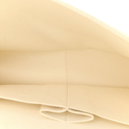 Chanel Caviar Quilted Jumbo Double Flap White 5 of 14