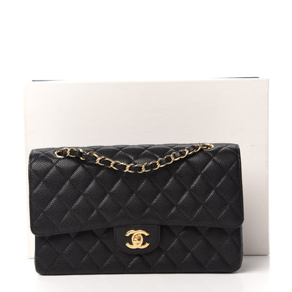 Chanel Caviar Quilted Medium Double Flap Black 11 of 11