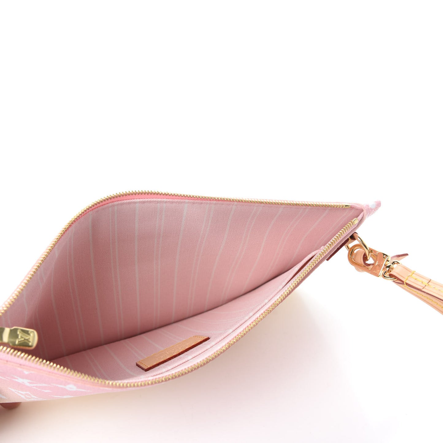 Monogram By The Pool Neverfull MM Pochette Light Pink