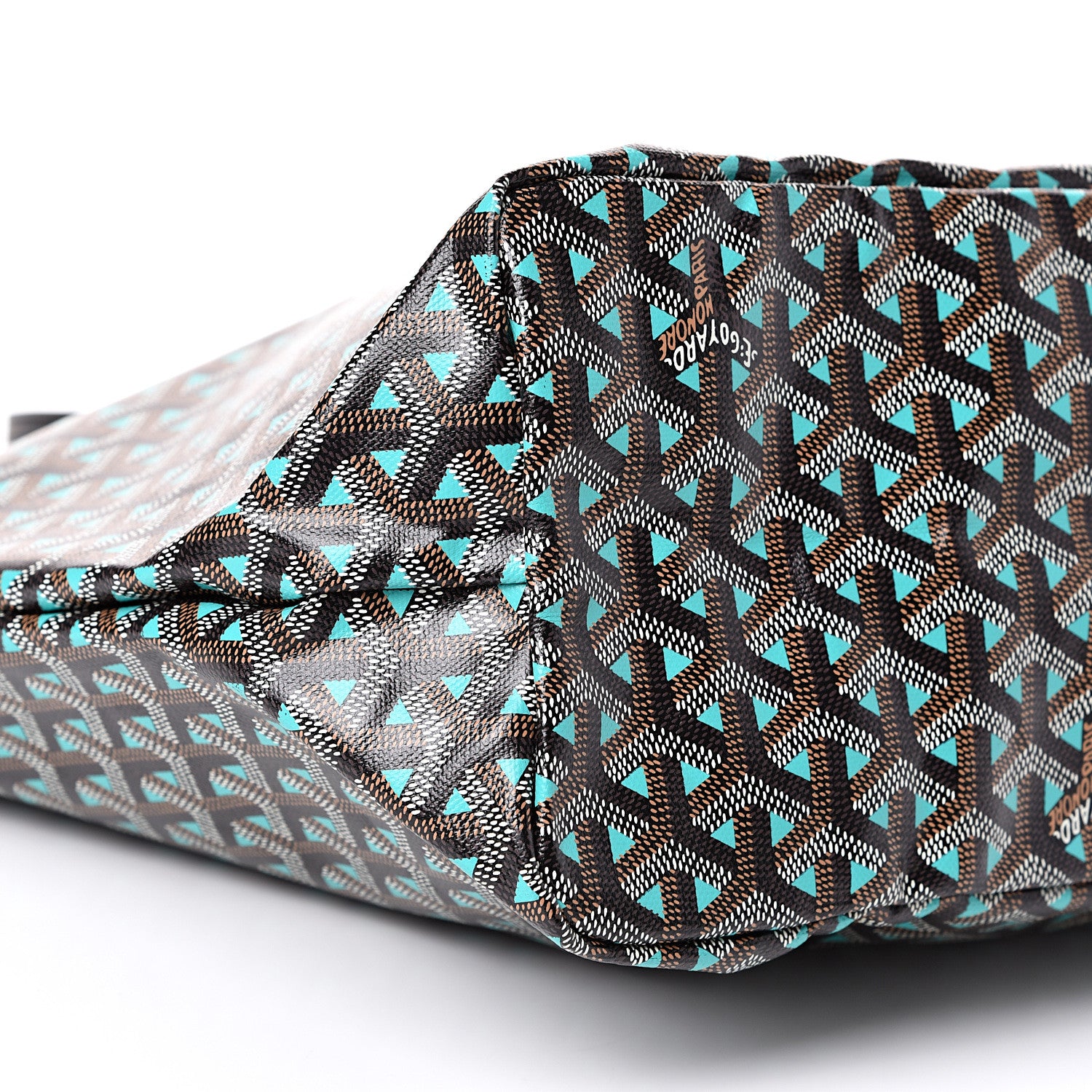 Goyard Goyardine Saint Louis Claire Voie PM Black Blue 9 of 10
