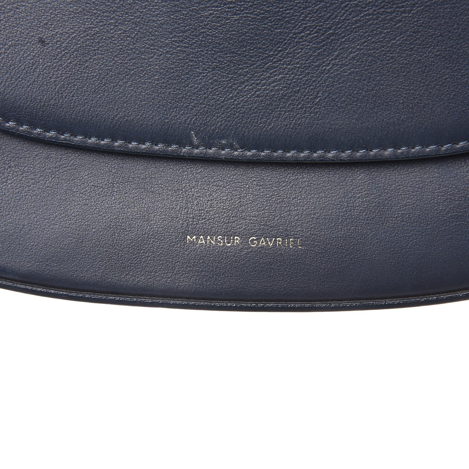 Mansur Gavriel Calfskin Flap Crossbody Bag Blu 6 of 10