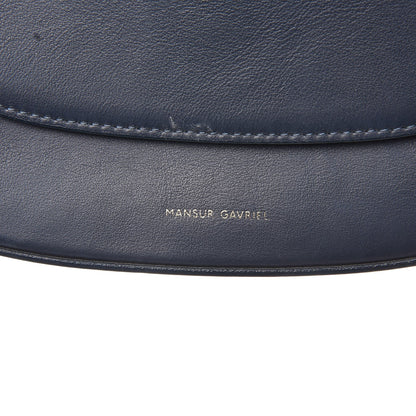 Mansur Gavriel Calfskin Flap Crossbody Bag Blu 6 of 10