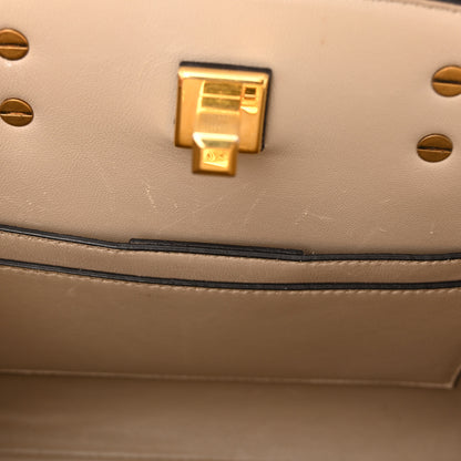 Salvatore Ferragamo Calfskin Small The Studio Box Bag Daino 16 of 20