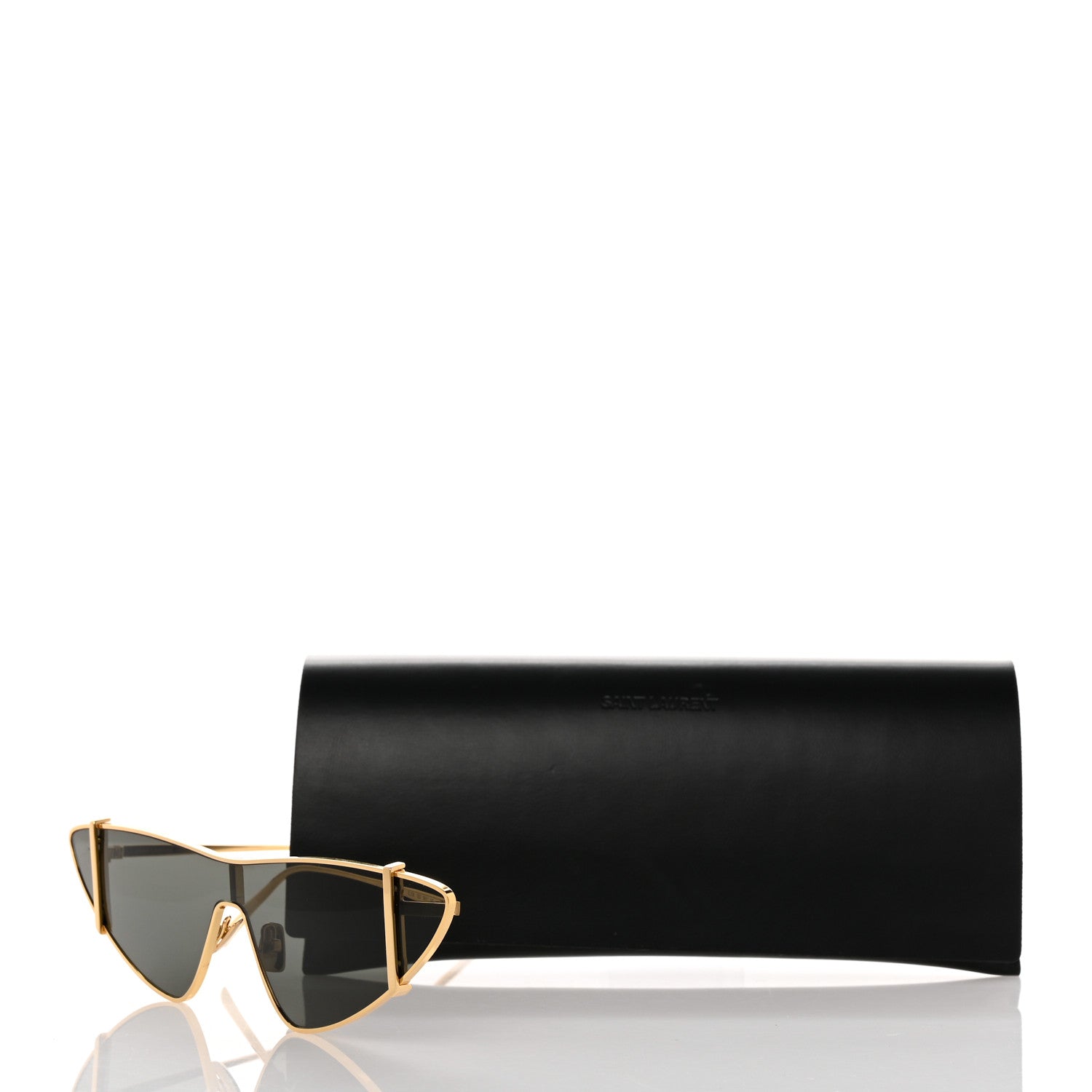 Saint Laurent Metal Cat Eye SL536 Sunglasses Gold 8 of 8