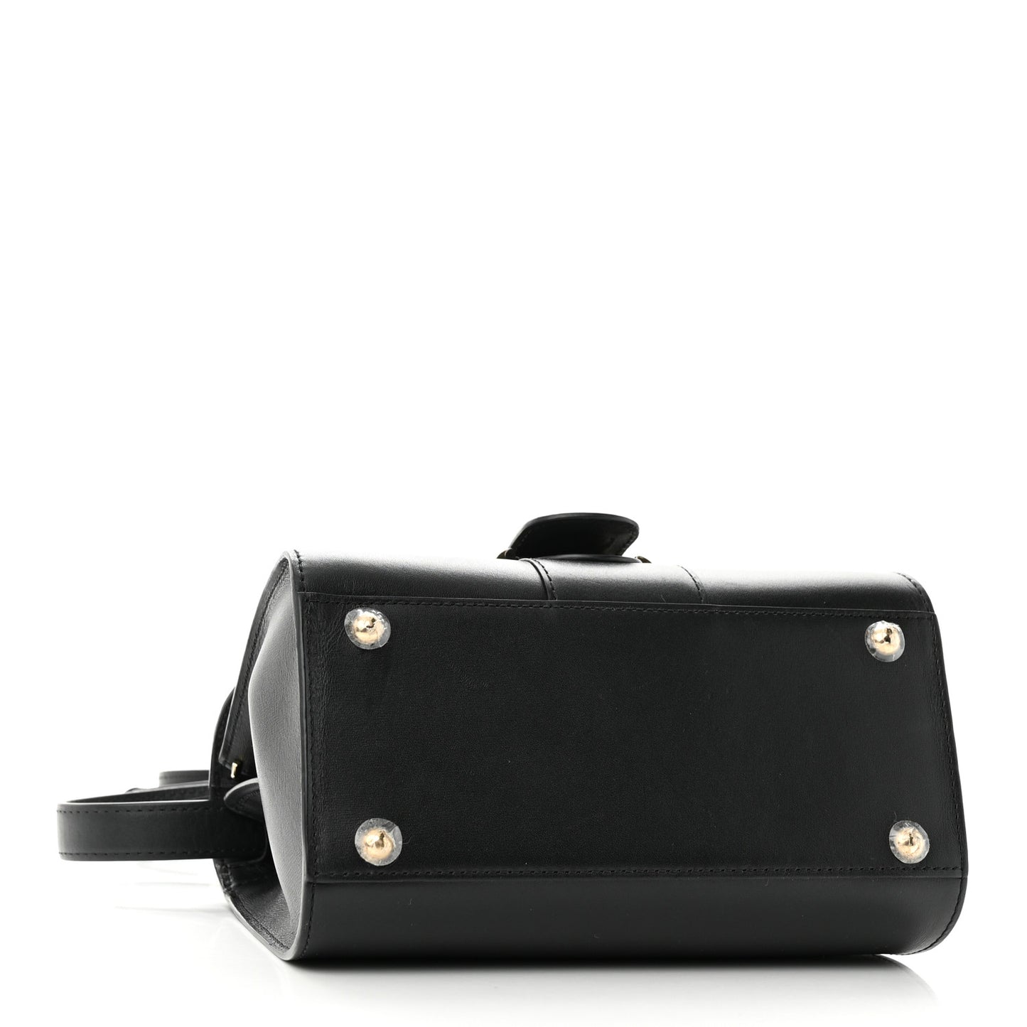 Box Calfskin Mini Brillant Satchel Black