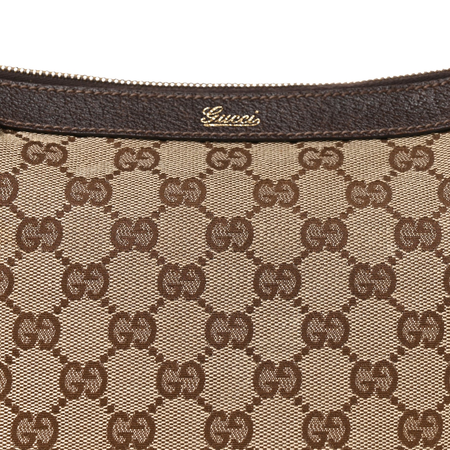 Monogram Abbey Shoulder Bag Dark Brown
