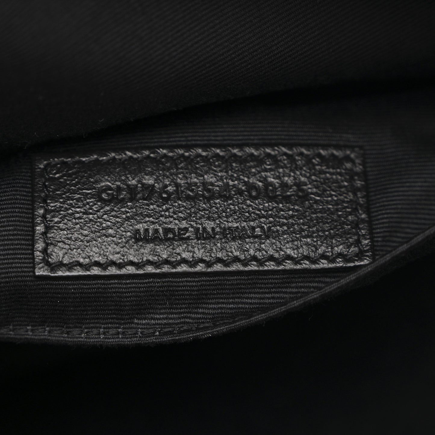 Calfskin Matelasse Monogram Monochrome Lou Camera Bag Black