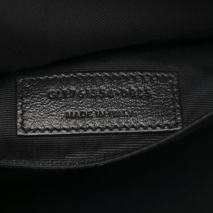 Saint Laurent Calfskin Matelasse Monogram Monochrome Lou Camera Bag Black 7 of 10