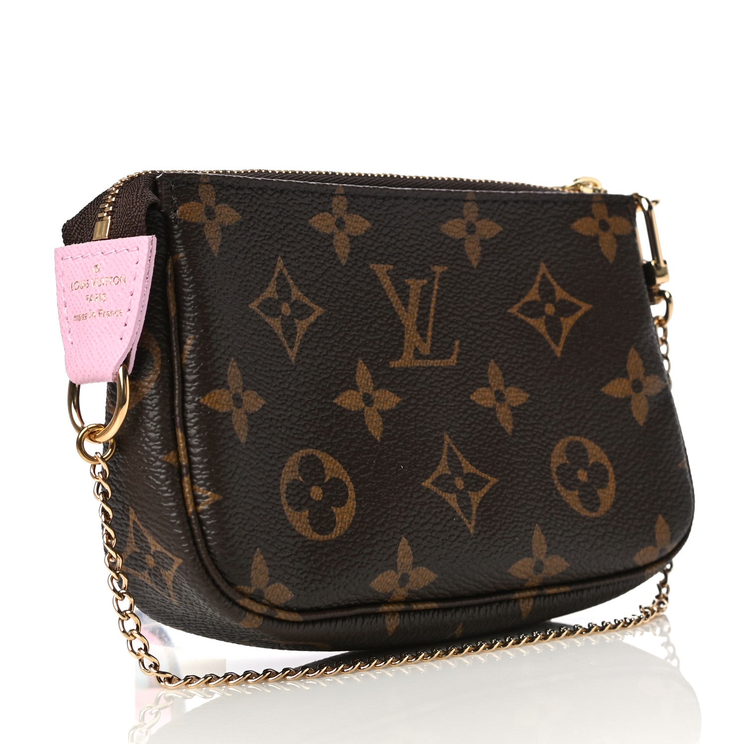 Louis Vuitton Monogram 2021 Christmas Animation Japanese Garden Mini Pochette Accessories Wisteria Pink 3 of 11