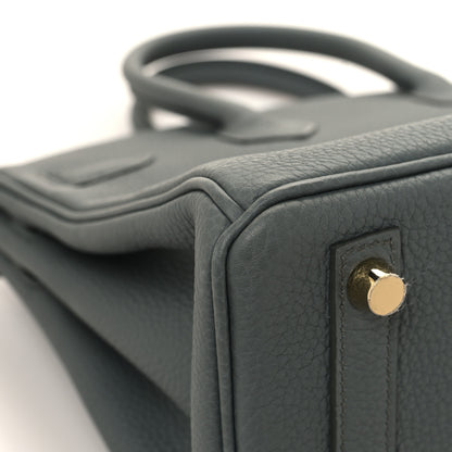 Hermes Togo Birkin 25 Vert Amande 9 of 13