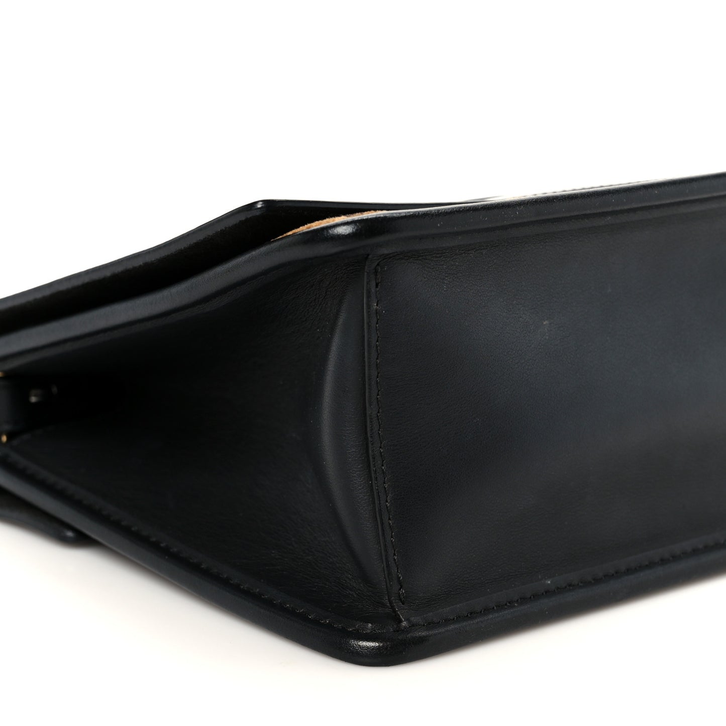 Vitello Century Velvet F is Fendi FF Small Kan I Shoulder Bag Black Tobacco