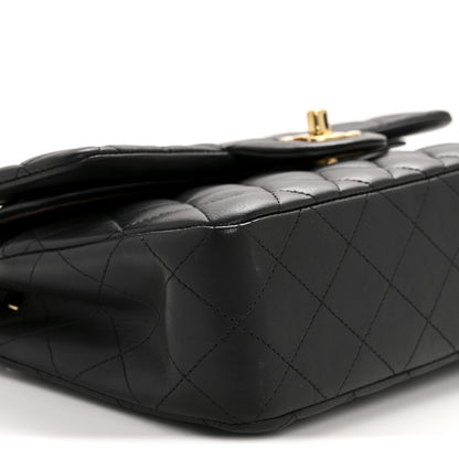 Chanel Lambskin Quilted Small Double Flap Black 9 of 13