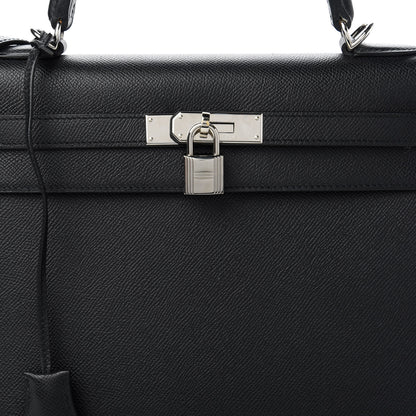 Hermes Epsom Kelly Sellier 32 Black 10 of 11