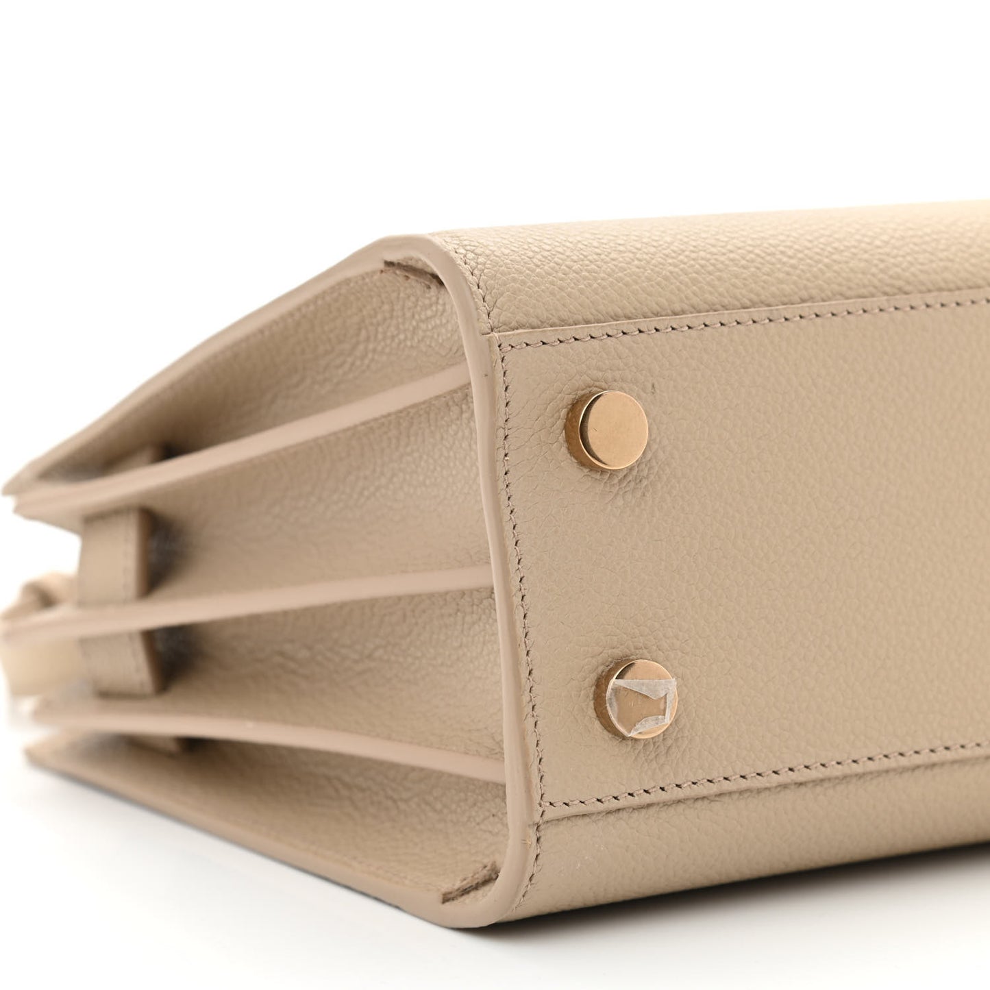 Grained Calfskin Nano Sac de Jour Sea Salt