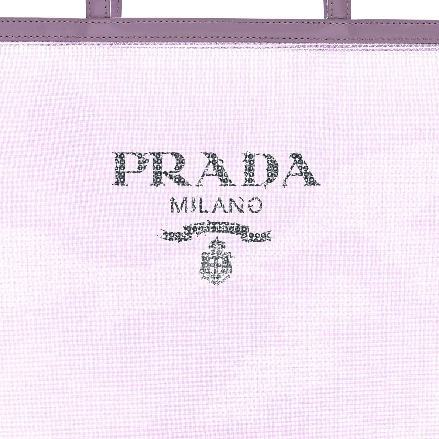Mesh Paillettes Spazzolato Logo Shopping Tote Lilium